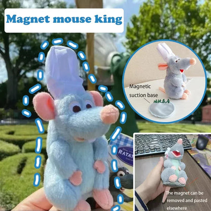 Ratatouille Chef Remy Plush Doll – Kawaii Magnetic Shoulder Toy, Creative Birthday Gift