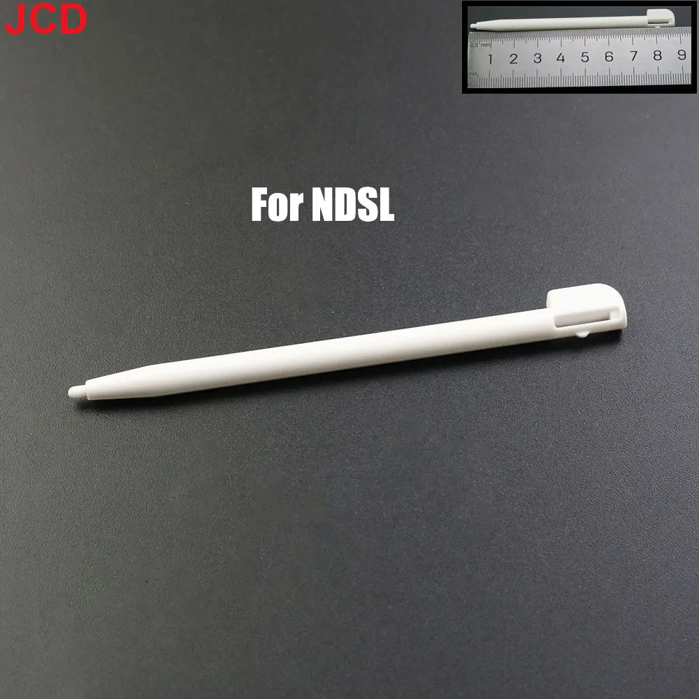 White Plastic Telescopic Stylus Pen — Touch Screen Stylus for 2DS/3DS/New 2DS LL XL/New 3DS XL/NDSL/NDSi/NDS