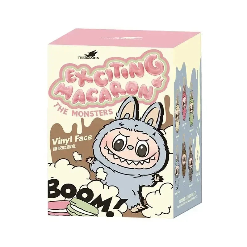 POP MART Labubu The Monsters – Macaron Vinyl Mystery Blind Box Toy, Kawaii Anime Action Figure Surprise Collectible