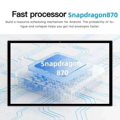 2025 15" Pro Android Tablet – Snapdragon 870, 22GB+2TB, 20000mAh, 5G Dual SIM, WiFi, HD 4K Mi Tab