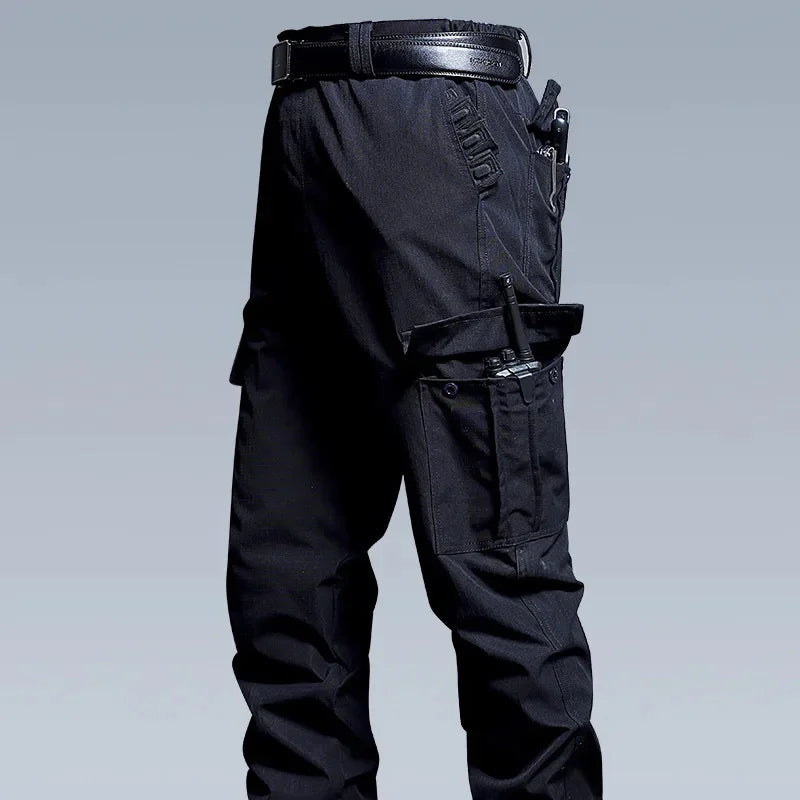 Water Resistant Tactical Work Pants - Multi Pocket Outdoor Military Style Casual Trousers for Men Spring Autumn