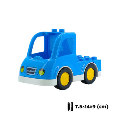 New Large Building Blocks Toys – Cartoon Princess Carriage, Car & Airplane Vehicle Models, Big Bricks Gift for Kids