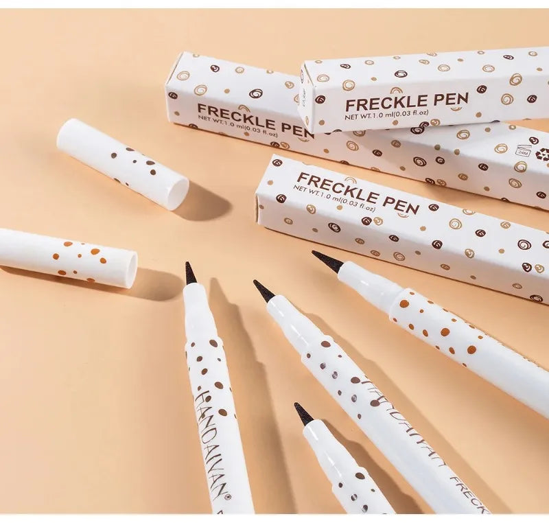 Face Fake Freckles Pen – Natural Waterproof Lifelike Dot Spot Makeup Tool for Long-Lasting Look