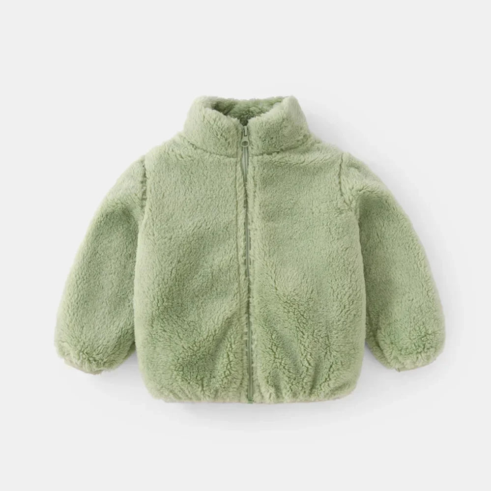 Kids Winter Coats 2024 - New Warm Fleece Jacket for Boys & Girls, Autumn & Spring Outerwear for Children
