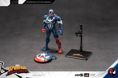 ZD 1/10 Marvel Legends Action Figures – Venom, Spider-Man, Iron Man, Thanos, Captain America, Black Panther Toy