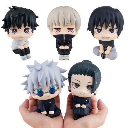 10cm Jujutsu Kaisen Q-Version Anime Figures — Satoru Gojo, Geto Suguru, Fushiguro Toji & Okkotsu Yuta Action Collectibles