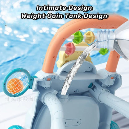 Baby Push Walker Toy – Early Learning Sit-to-Stand Anti-Rollover Multi-Function Activity Walker for Infants and Toddlers
