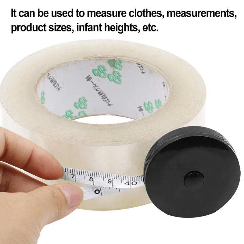 150cm Mini Tape Measure - Portable Keychain Sewing & Tailoring Ruler