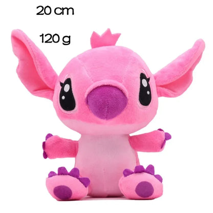 Authentic Disney Stitch Plush Toy 20-25CM - Lilo & Stitch Stuffed Kawaii Pillow Doll for Kids Birthday Gift