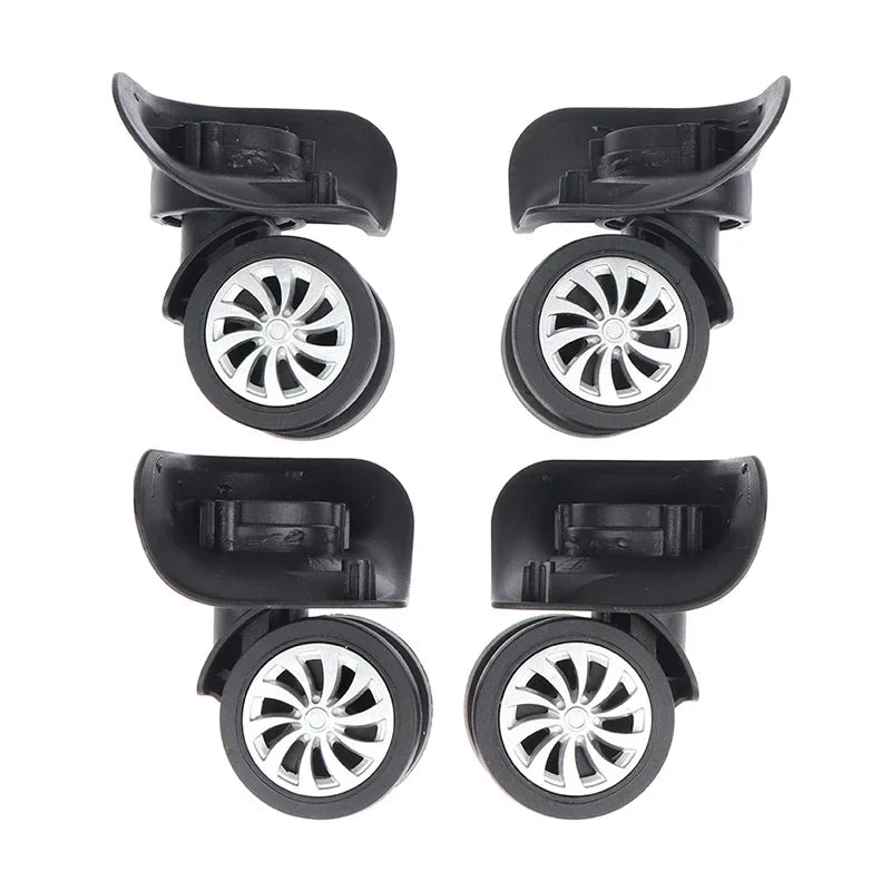 Universal 360° Swivel Suitcase Wheels — Replacement Trolley Luggage Wheels