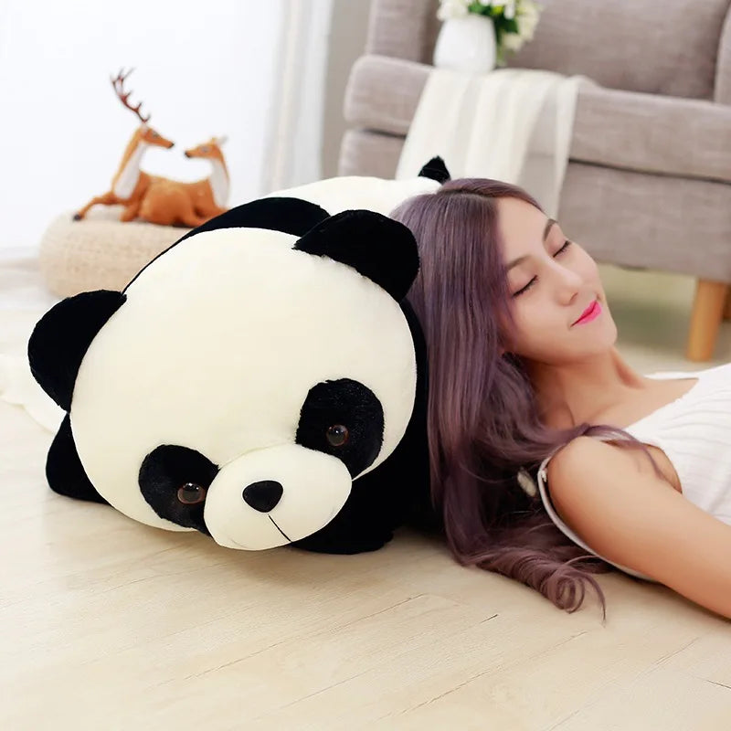 Baby Panda Plush Toy - Soft Stuffed Animal Pillow Doll for Boys, Girls & Home Decor