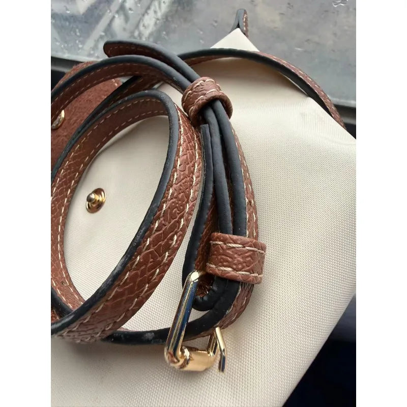 Y2K Nylon Handbag | Non-Punching Makeup Bag with Felt Lining, Portable Travel & Wallet Storage Bag