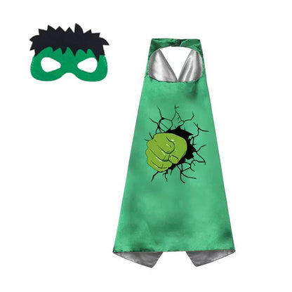 Superhero Capes for Boys & Girls – Cartoon Dress-Up Costume Cloak for Birthday, Halloween & Easter Party