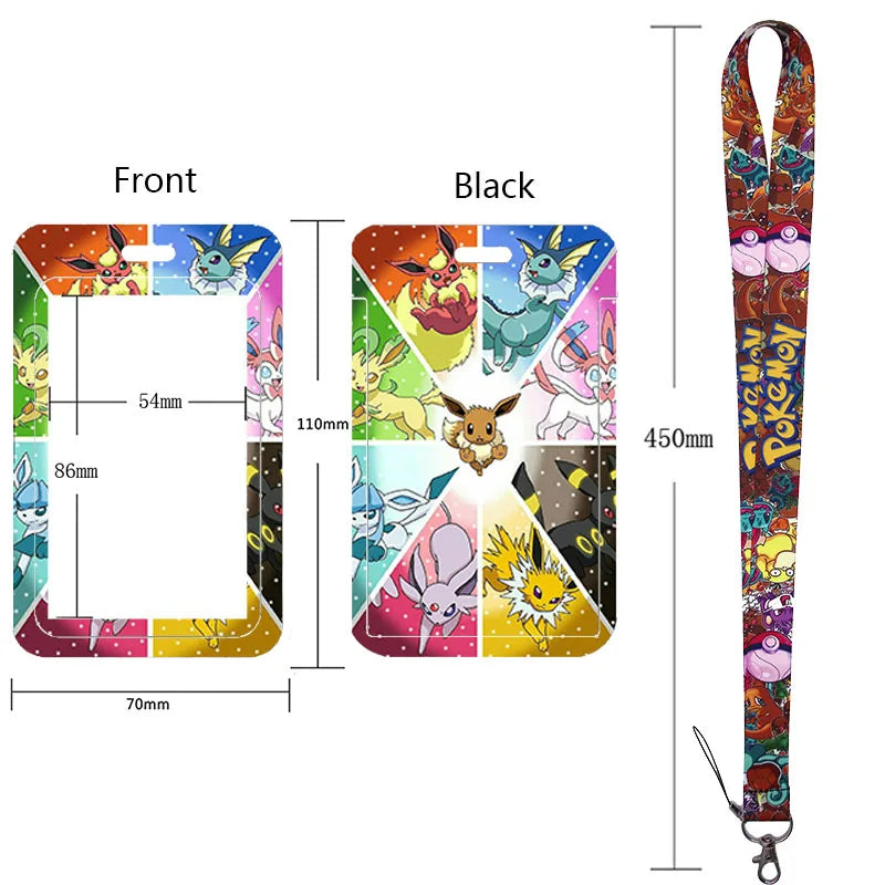 Neck Strap Lanyard for Keys and ID Cards – Badge Holder, Keychain, Key Rings, Fashion Accessory Gift