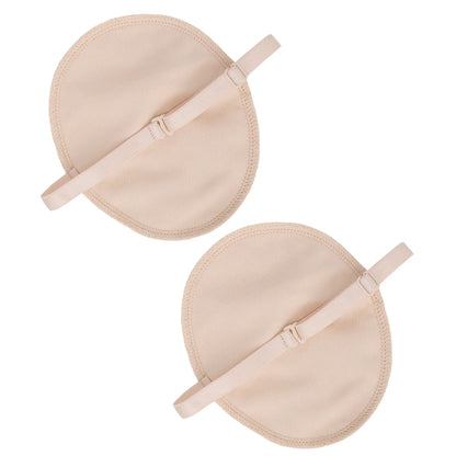 2pcs Reusable Underarm Pads – Breathable Cotton Sweat Pads for Women & Men, Adjustable Armpit Protection