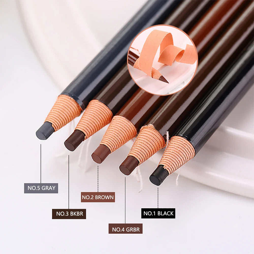Tear-Off Pull Line Eyebrow Pencil – No Sharpening, Natural Color, Sweat & Smudge Proof Eyebrow Pencil
