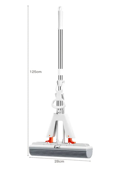 Self-Draining Collodion Squeeze Mop - Versatile Spin Mop for Wood Floors, Tiles, Walls, and Ceilings Cleaning
