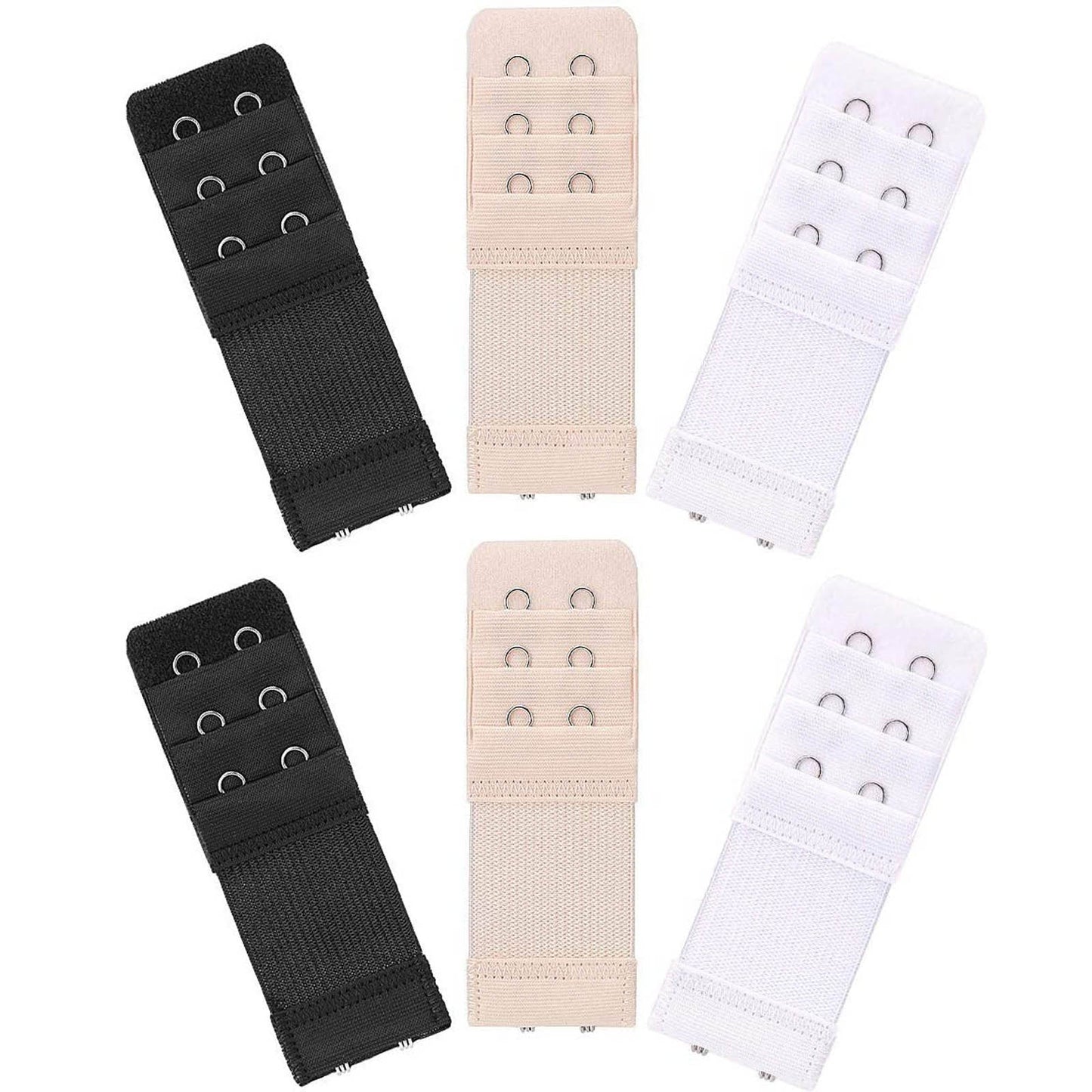 6PCS Women’s Bra Extender Strap Set – Adjustable Hook Extension for Bras, Underwear & Intimates Accessories