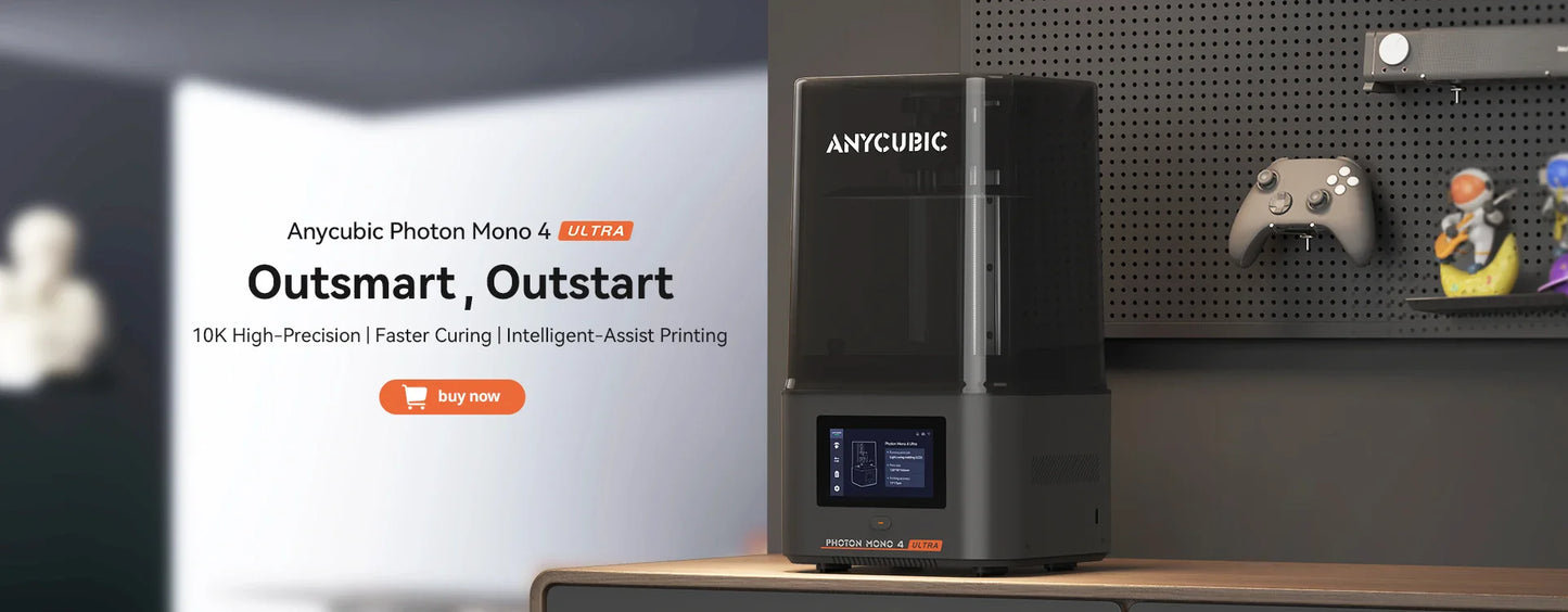 ANYCUBIC Wash & Cure Machine – 3-4L Large Volume for LCD/DLP Resin 3D Printers, Compatible with Photon Mono 2