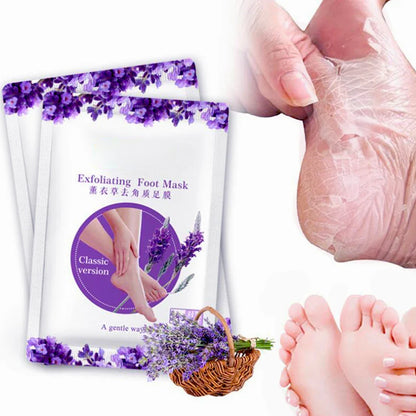 Exfoliating Foot Mask & Pedicure Socks – Dead Skin Removal, Whitening Foot Care, Foot Spa Scrub & Skin Refreshment