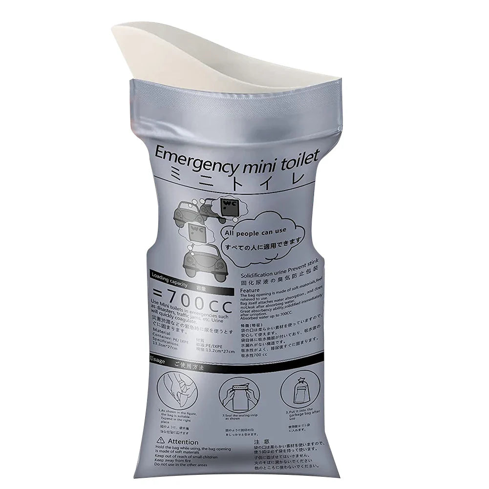Portable Disposable Urine & Vomit Bags – Outdoor Travel Emergency Toilet for Men, Women & Kids