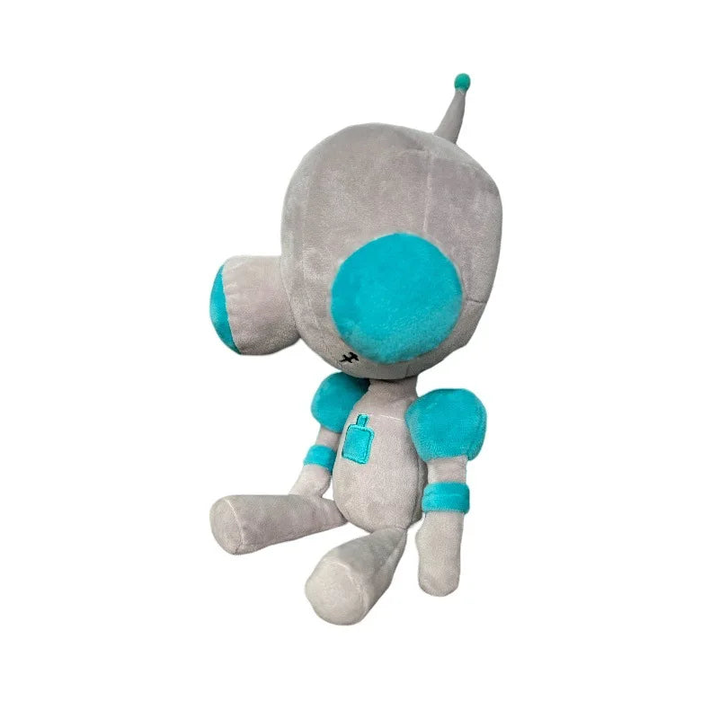 28cm Alien ET 3D Eyes Green Plush Toy – Invader ZIM GIR Dog Soft Stuffed Collectible, Christmas Gift for Children