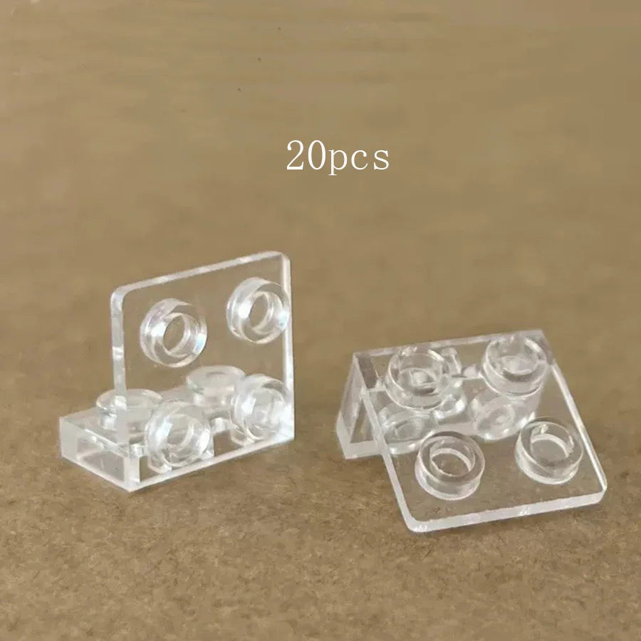 20pcs Figure Stand Base Plates – DIY Bracket for Building Blocks, Display and Assemble Brick Toys