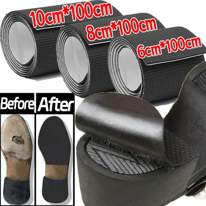 Mute Cushion Anti-Slip Shoe Sole Stickers – Strong Self-Adhesive, Cuttable Grid Pattern, Anti-Wear Silent Patch Tape