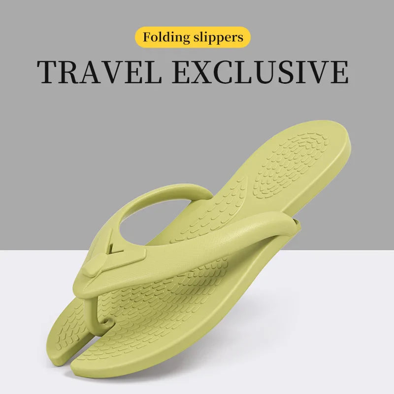 Lightweight Foldable Travel Slippers for Men & Women – Portable Disposable Shower Shoes for Business Trips & Travel Comfort
