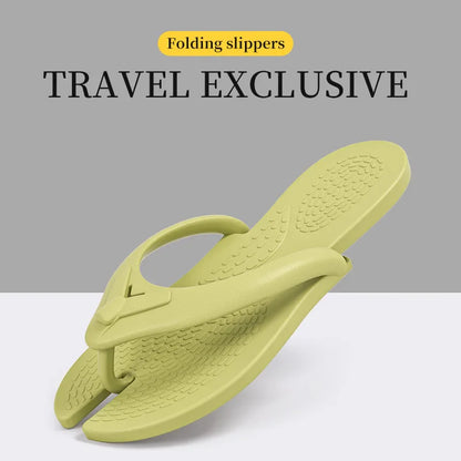 Lightweight Foldable Travel Slippers for Men & Women – Portable Disposable Shower Shoes for Business Trips & Travel Comfort