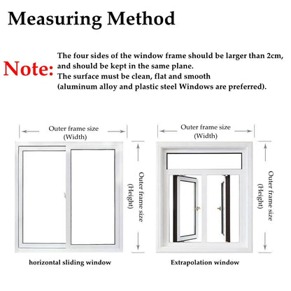 DIY Winter Insulation Window Film - Self-Adhesive Soft Glass Film Curtains for Living Room and Bedroom, Wind-Proof Indoor Curtains