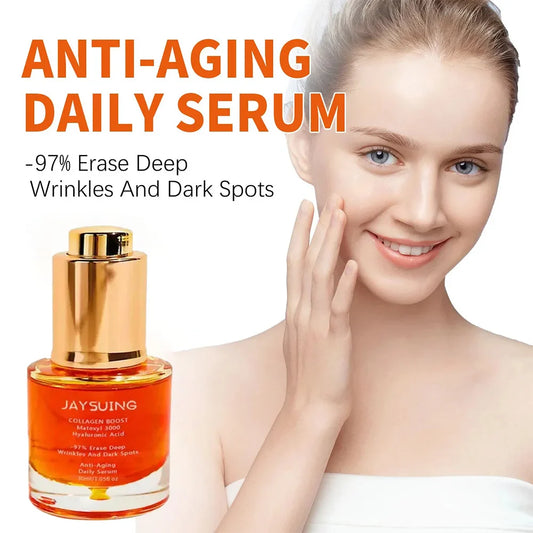 Retinol Face Serum — Anti-Aging, Wrinkle Remover, Instant Firming & Lifting, Fine Line Fading & Whitening Korean Skincare