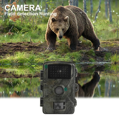 HD Trail Camera - 1080P Infrared Night Vision Wildlife Camera with 2.0-Inch TFT Display & IP66 Waterproof