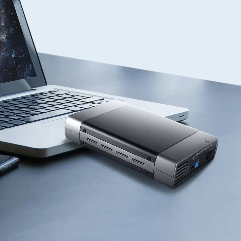 5.25-inch USB 2.0/3.0 SATA External Optical Drive Case – Enclosure Adapter for Windows, Mac & PC