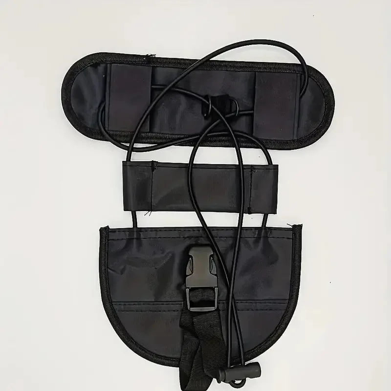 Black Nylon Cam Buckle Tie Down Strap - Adjustable Cargo Lashing Belt for Travel, Camping & Secure Transport