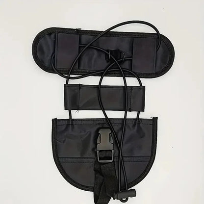 Black Nylon Cam Buckle Tie Down Strap - Adjustable Cargo Lashing Belt for Travel, Camping & Secure Transport
