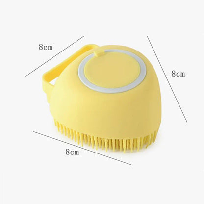 Puppy Bath Massage Gloves - Soft Silicone Brush for Big Dogs, Cats, Pet Accessories, Safety Tools for Mascotas Products