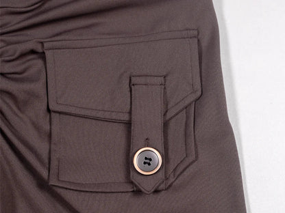 QINACTIVE Women’s Yoga Shorts — High Waist Scrunched Butt Pocket Push-Up Gym Leggings & Sexy Booty Fitness Tights