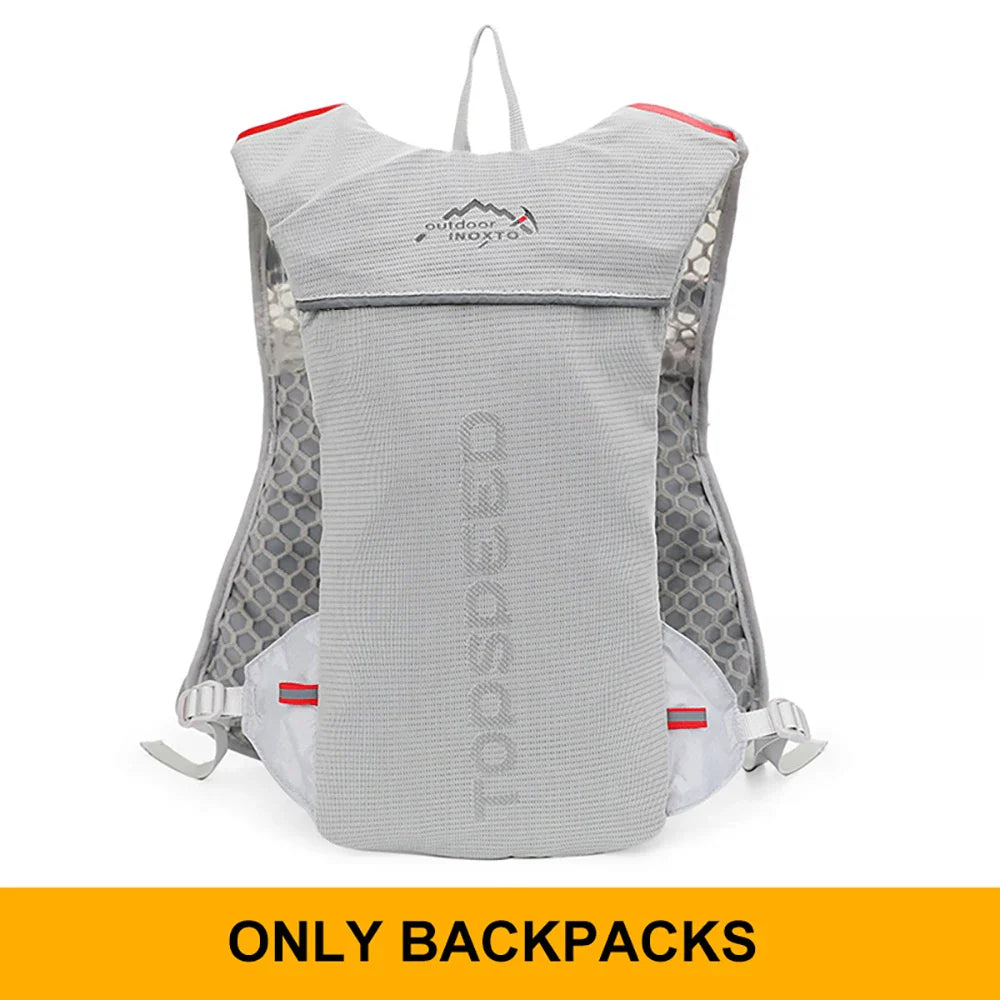 5L Ultralight Outdoor Trail Running Backpack — Hydration Vest with 500ML Water Bottle for Men