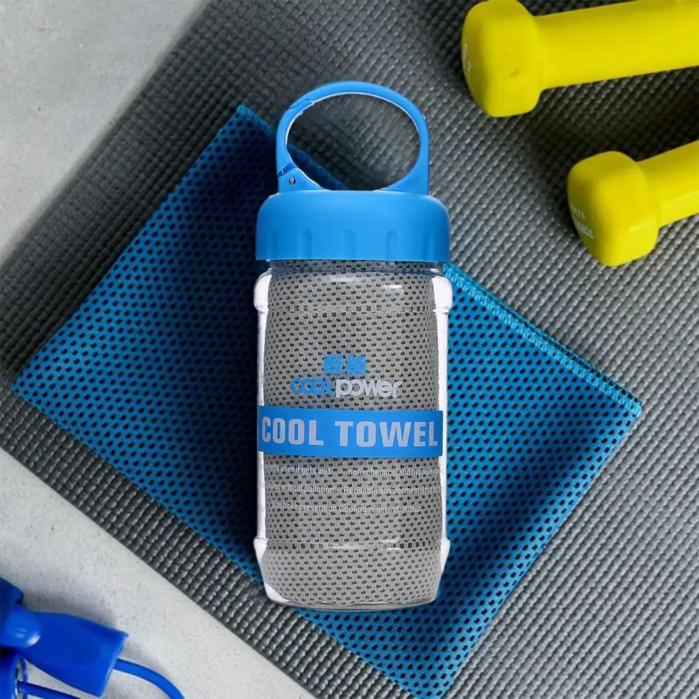 Instant Cooling Sports Towel – Quick-Dry Sweat-Absorbent Gym, Yoga & Workout Fitness Towel