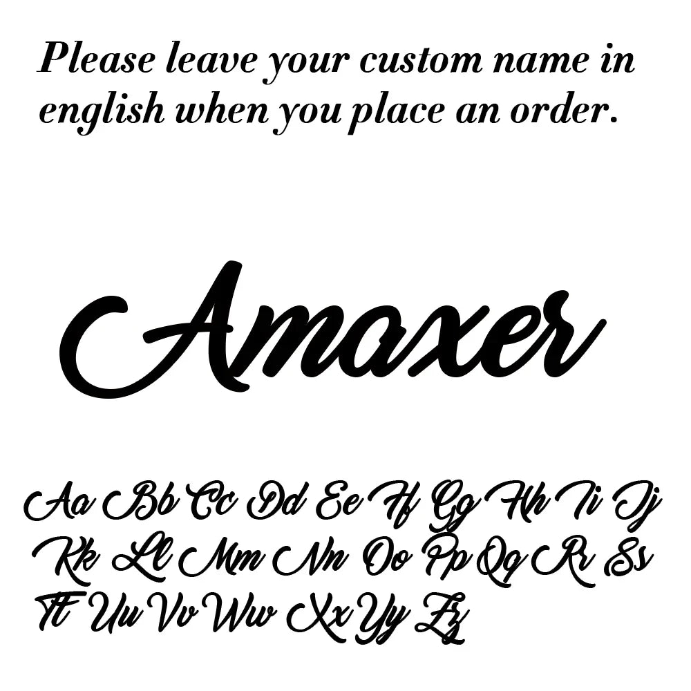 Sipuris Custom Name Brooch - Stainless Steel Trendy Pins for Women & Men, Nameplate Jewelry, Valentine's Day Gift