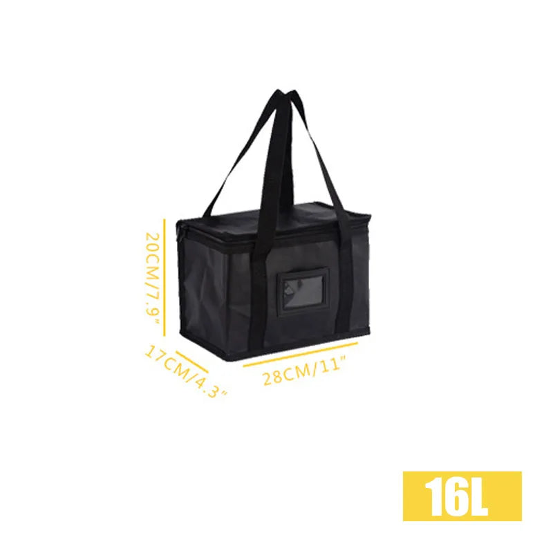 Insulated Thermal Cooler Bag — Large Drink & Food Storage Bag with Zipper, Chilled Lunch Box for Picnic & Meal Storage