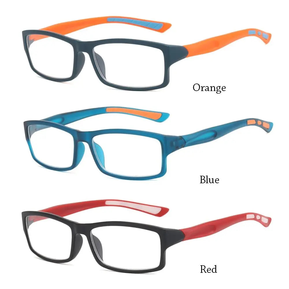 Ultralight Anti-Blue Light Reading Glasses – Sport Presbyopia Eyewear for Men & Women +100 to +400