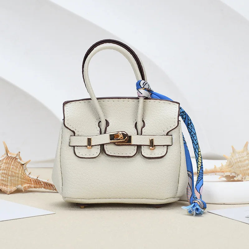 Mini Bag Keychain Pendant — Small Earphone Case & Accessory for H Family, Decorative Gift