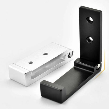 Folding Wall Door Hooks - Rustproof Towel and Coat Hangers, Aluminum Alloy, Foldable Single Hook for Kitchen, Bathroom, and More