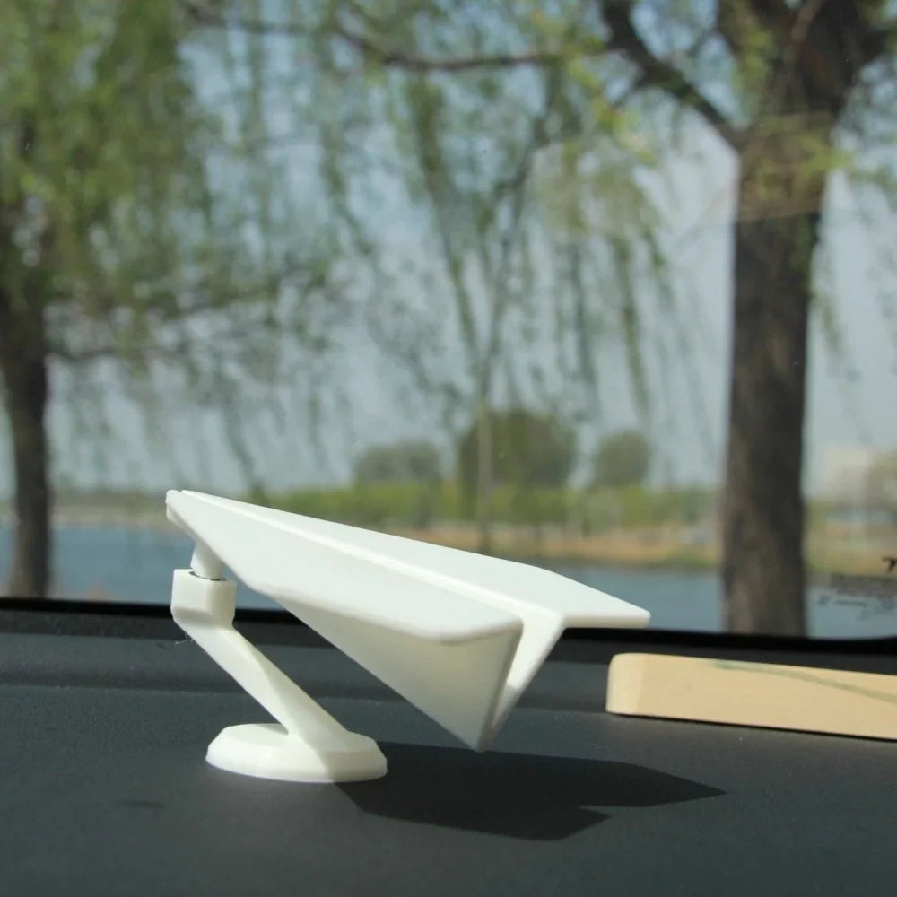 Auto Turning Airplane Model Decor – Rotating Car Dashboard Ornament for Interior & Center Console Decoration