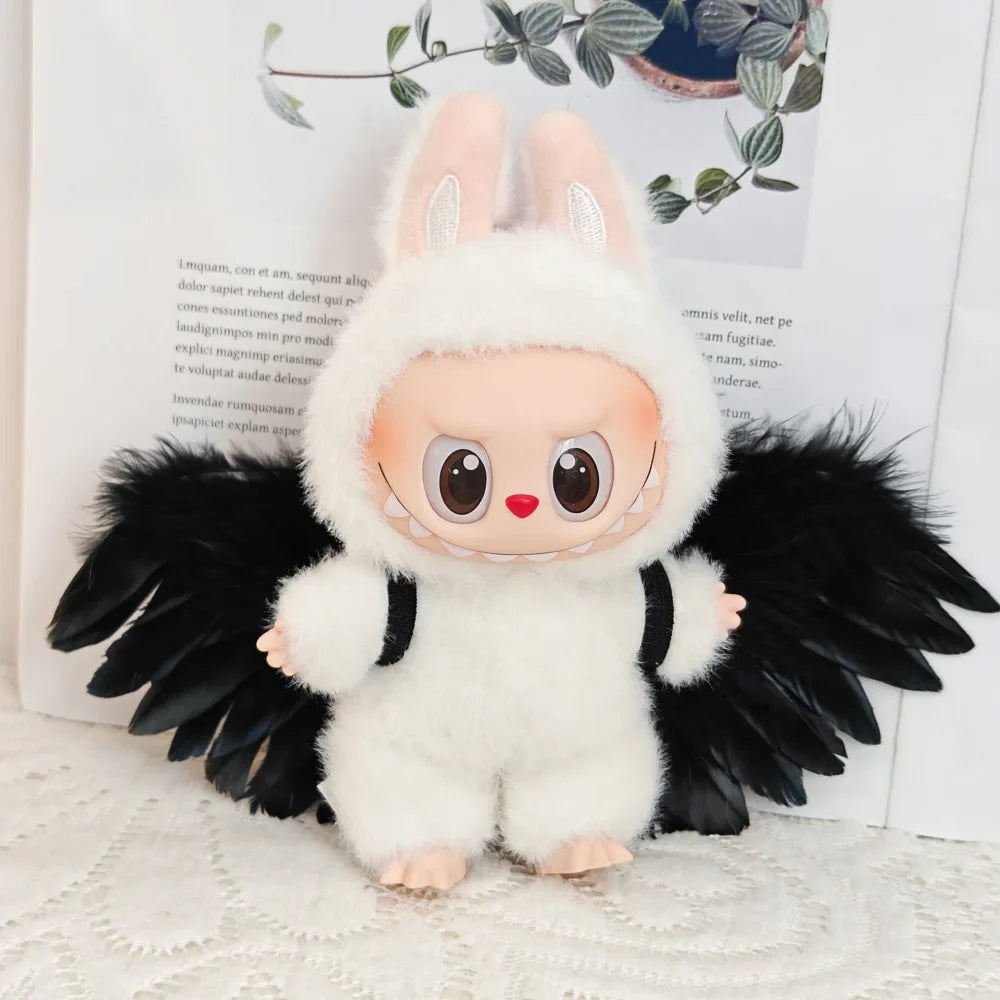Labubu V1 V2 V3 Doll Clothes — Plush Idol Angel Wings Series Decoration DIY Toy Accessories Gift