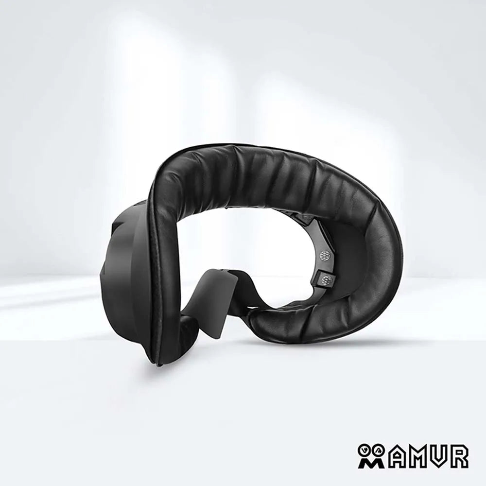 PU Leather Eye Mask Cover for PICO 4/4 Pro/Ultra – AMVR VR Headset Face Cushion Protector   1/2