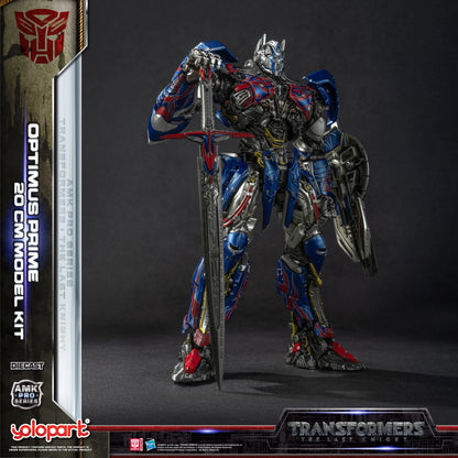 YOLOPARK Transformers Model – The Last Knight AMK PRO 20cm Optimus Prime Action Figure Toy for Boys & Men