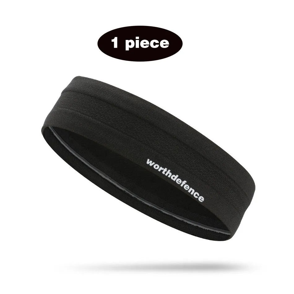 WorthWhile Sports Headband – Anti-Slip Breathable Sweatband for Men & Women, Gym, Yoga, Basketball, Volleyball & Fitness Training
